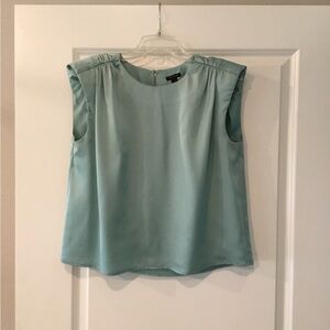Ann Taylor Women's Sleeveless Top in Sea Green Sz S
